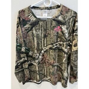 Mossy Oak Break-Up Infinity Long Sleeve Athletic Shirt Size XL Camouflage